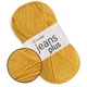 YarnArt Jeans Plus, Жовток №35, бавовна з акрилом, 100 г /160 м, товста пряжа, для одягу, пледів, іграшок, Ярнарт Джинс Плюс - зображення 1