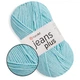 YarnArt Jeans Plus, Бирюза №76, хлопок с акрилом, 100 г /160 м, толстая пряжа, для одежды, пледов, игрушек, Ярнарт Джинс Плюс - изображение 1