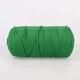Шнур для макраме Popyarn Macrame XL, Зелений №460, 250 г / 125 м, 100% поліпропілен - для в'язання сумок, килимків, кошиків, панно, декору - зображення 3