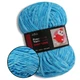 Плюшевая пряжа Premium Yarn Baby Love, Бирюза №326, 100% полиэстер, 100г/120м, для вязания игрушек, детской одежды, пледов, амигуруми - изображение 1
