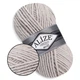 Alize Super Lana Maxi, Пепельный №652 - толстая полушерстяная пряжа 100 г / 100 м, 25% шерсть / 75% акрил, для объемных изделий, СуперЛана Макси - изображение 1