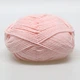 Пряжа Milk Cotton Розовая пудра №49, хлопок с молочным акрилом для вязания, мягкая детская пряжа 50г/100м для вязания игрушек и одежды - изображение 3