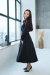 Жіноча тепла сукня міді з куліскою LadyLike 48 Синій (ll2174360096428) - изображение 3