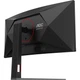 Монитор 34" AOC CU34G4 3440x1440 WQHD VA 180Гц изогнутый игровой 2хHDMI DP HAS Pivot Черно-Красный - изображение 7