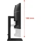 Монітор 34" AOC CU34E4CW WQHD VA 120Гц 2xHDMI DP USB-C RJ-45 USB-hub HAS колонки камера Чорний - зображення 7