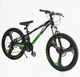 Велосипед спортивний 24" Corso Evolution EV-203 Shimano 11" 21 швидкість Чорно-зелений (176295) - зображення 2