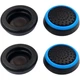 Накладки на стики Thumb Grips 4-pack для PS4/PS5/Xbox Black Blue [122998] - изображение 4