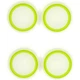 Накладки на стики Thumb Grips 4-pack для PS4/PS5/Xbox White Green [122996] - изображение 3