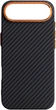 Чехол для смартфона ArmorStandart LikeCarbon2 SE MagCase для Apple iPhone Air Black/Orange (ARM89155) - изображение 1