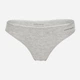 Набор трусиков танга женских хлопковых Pierre Cardin I022SZ0IT.P02.SK24-5LITanga.VR046 XL 5 шт Черный/Серый/Белый/Бежевый (8683858578888) - изображение 3