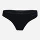 Набор трусиков танга женских хлопковых Pierre Cardin I022SZ0IT.P02.SK24-5LITanga.VR046 XL 5 шт Черный/Серый/Белый/Бежевый (8683858578888) - изображение 6