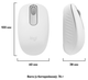 Миша Logitech M196 bluetooth Off White (L910-007460) (7031696) - изображение 8