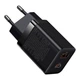 Мережевий зарядний пристрій Baseus Super Si Pro Quick Charger C+U 30W EU чорний CCSUPP-E01 - изображение 1