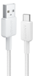 Кабель Anker 322 USB-A to USB-C - 1.8m Nylon білий (6908156) - изображение 1