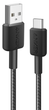 Кабель Anker 322 USB-A to USB-C-1.8m Nylon черный (6962730) - изображение 1