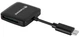 Кардрідер Transcend USB 3.2 Gen 1 Type-C SD/microSD чорний (6627580) - зображення 2