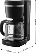 Кофеварка капельная Sencor SCE 2710BK (7224500) - изображение 3