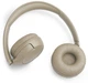 Наушники беспроводные накладные JBL TUNE 530BT бежевый (JBLT530BTBEGEU) (7225523) - изображение 7