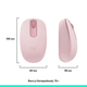 Миша Logitech M196 bluetooth рожевий (L910-007461) (7031697) - изображение 8