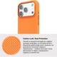 Чехол для смартфона ArmorStandart LikeCarbon2 MagCase для Apple iPhone 17 Pro Kevlar/Orange (ARM88556) - изображение 7
