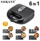 Сендвічниця-мультимейкер 2в1 Sokany ЅK-908В - изображение 4