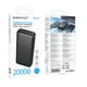 УМБ Borofone BJ80A Clever 20000mAh 22.5W QC + PD Black (6941991121616) - изображение 4