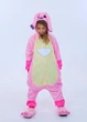 Пижама кигуруми Стич розовый для девочек на молнии Kigurumi Энджел Ангел для детей и подростков 110-120 см (2073K1152) - изображение 4