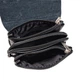Мужская сумка кросс-боди искусственнная кожа Polo черный 6686-2 black - изображение 3
