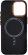 Чохол для смартфона Apple iPhone 17 ArmorStandart LikeCarbon2 SE MagCase Kevlar/Black/Orange (ARM89163) - зображення 2