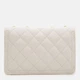 Женская кожаная сумка Borsa Leather K11512w-white - изображение 3