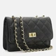 Женская кожаная сумка Borsa Leather K11512bl-black - изображение 2