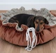 Двусторонний лежак трансформер для крупных котов, собак большая лежанка 70см, в развернутом виде 95см - изображение 3
