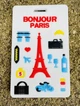 Силіконова бирка для багажу "Bonjour Paris" - зображення 6