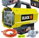 Газовый Обогреватель / Газовая Тепловая Пушка (дуйка) 15 Квт Black (пропан/бутан) + Шланг И Редуктор (польша) (381320) - изображение 1
