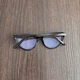 Круглі іміджеві окуляри котяче око жіночі Honey Fashion Accessories чорні (20к018) - изображение 6