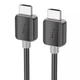 Кабель Hoco US08 (HDMI to HDMI, 4K 60 Гц, 18 Гбит/с, медная жила 32AWG, длина 1 метр) - Черный - изображение 2