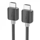 Кабель Hoco US08 (HDMI to HDMI, 4K 60 Гц, 18 Гбит/с, медная жила 30AWG, длина 3 метра) - Черный - изображение 2