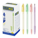Ручка кулькова Buromax Simple 0,7мм асорті корпусів синя (BM.8123-01) - изображение 1