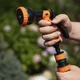 Зрошувач ручний SEQUOIA SWSKIT3 пістолетний пластик цинк 8 режимів регулювання напору води коннектор 2шт штуцер 0.3кг - изображение 4