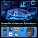 Считыватель кодов неисправностей OBD2 VPOW, инструмент диагностики автомобиля, сканер для iPhone iOS, Android - Уценка - изображение 4