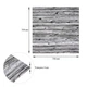 Декоративная 3D панель самоклейка 700x700x6мм Зебра дерево (081) SW-00000019 - изображение 6