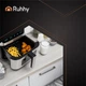 Мультипечь аэрофритюрница Ruhhy 8 л XXL антипригарная PTFE с сенсорным управлением 30 x 30 x 35 см (25512) - изображение 4