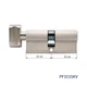 Серцевина замка OCTO PROFI 35×35 мм з воротком, 5 ключів, IRON - изображение 2