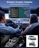 CarPlay бездротовий адаптер для iPhone, перетворення дротового карплей у бездротовий, iOS 12+, USB Type-C для айфону - зображення 2