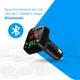 FM-трансмиттер для авто NK FM2102 Bluetooth V5.0 Hands-Free микрофон два USB QC 2.1A 12/24V - Уценка - изображение 3