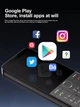 Кнопковий телефон-смартфон UNIWA F27 Pro 4G на Android + месенджери (WhatsApp, Facebook, TikTok, Youtube), Чорний - зображення 4