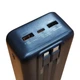 Потужний акумулятор LENYES PX342D Power Bank 30000 mAh PD 22,5W – зовнішній портативний павербанк із швидкою зарядкою - зображення 5