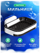 Мыльница с поддоном для воды для мыла и губок настенная самоклеющаяся SD GTM на липучке со сливом для ванной и кухни - изображение 1
