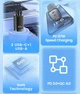 Сетевое зарядное устройство Toocki GaN 67W (USB + 2 Type-C) Black - изображение 4