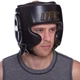 Шолом боксерський у мексиканському стилі шкіряний розмір L-XL Шкіра UFC PRO Prem Lace Up чорний UHK-75056 - зображення 7